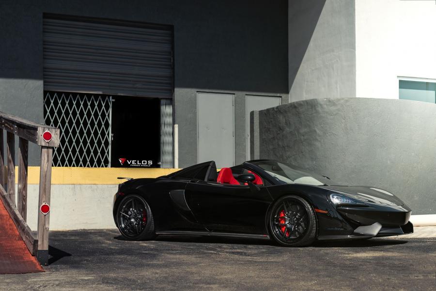  McLaren 570S Spider on Velos Wheels (VLS06) 2019 года  (фото 2 из 8)